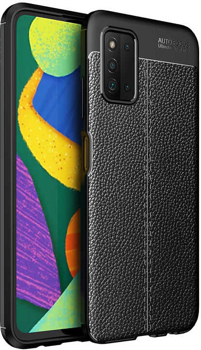 Galaxy A03S Kılıf Mnc Niss Silikon Kapak-Siyah