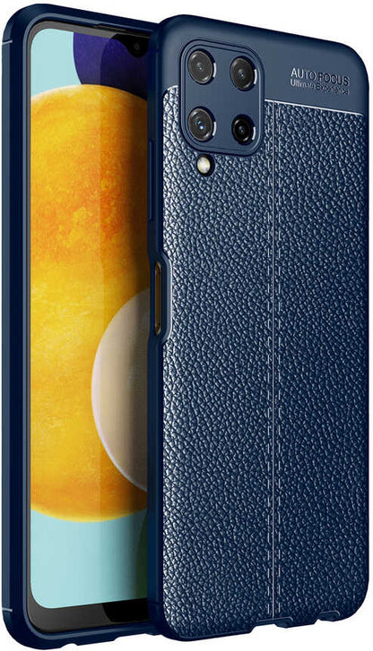 Galaxy A22 4g Kılıf Mnc Niss Silikon Kapak-Lacivert