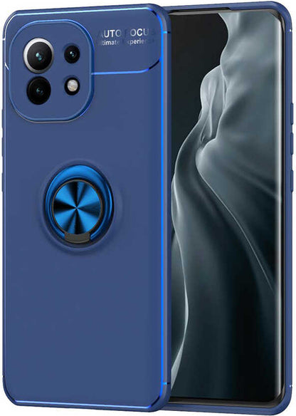 Xiaomi Mi 11 Kılıf Mnc Ravel Silikon Kapak-Mavi