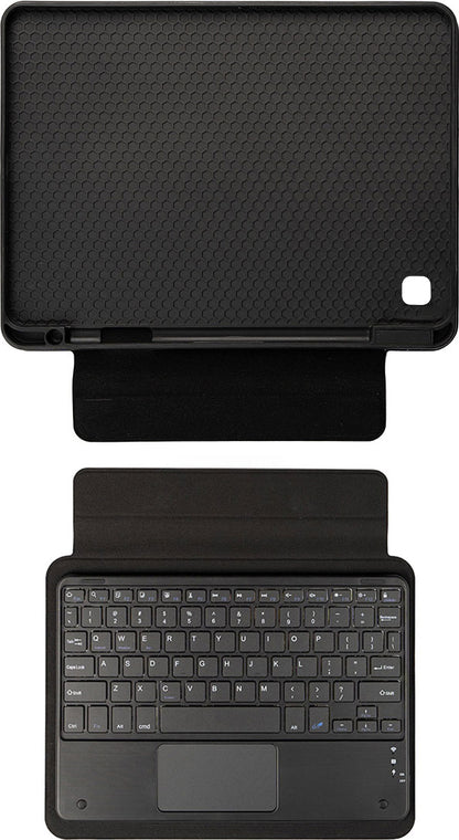 Galaxy Tab A 8.0 (2019)  Uyumlu Mnc Border Keyboard Bluetooh Bağlantılı Standlı Klavyeli Tablet Kılıf
