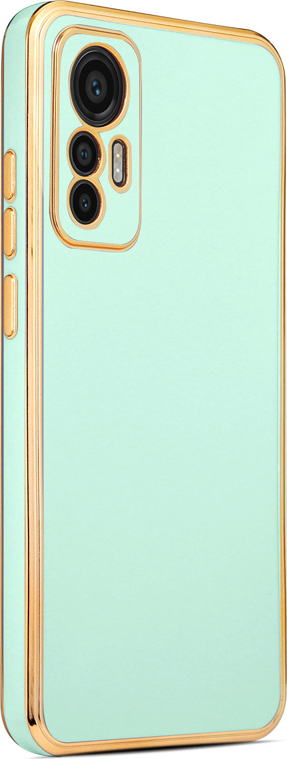 Xiaomi Xiaomi 12 Lite Kılıf Mnc Bark Kapak-Açık Yeşil
