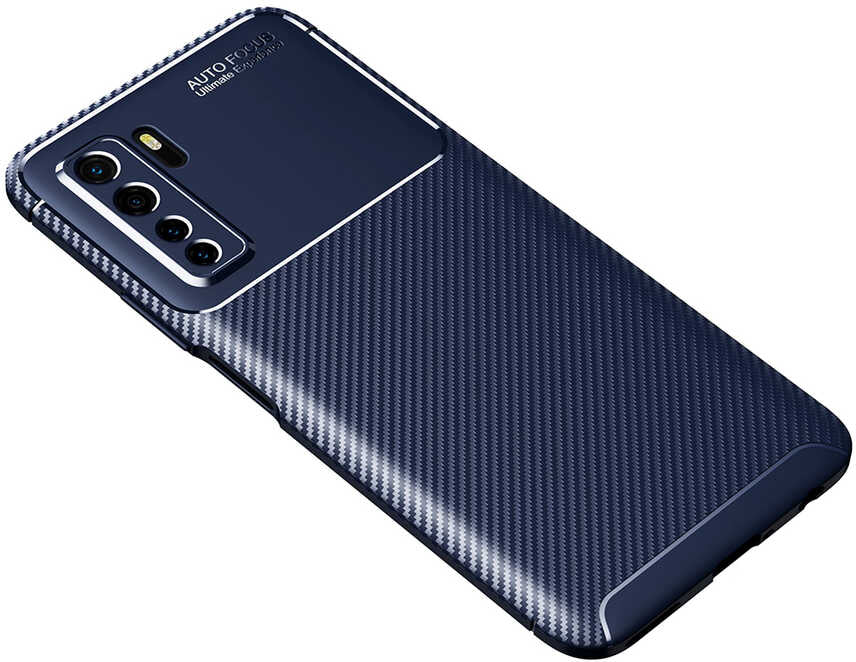 Huawei P40 Lite 5g Kılıf Mnc Negro Silikon Kapak-Lacivert