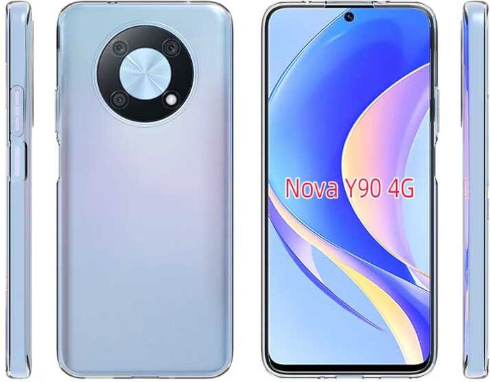 Huawei Nova Y90 Kılıf Mnc Süper Silikon Kapak-Renksiz