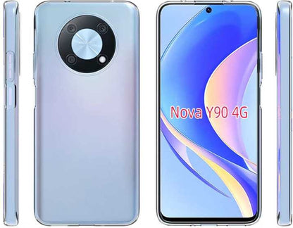 Huawei Nova Y90 Kılıf Mnc Süper Silikon Kapak-Renksiz