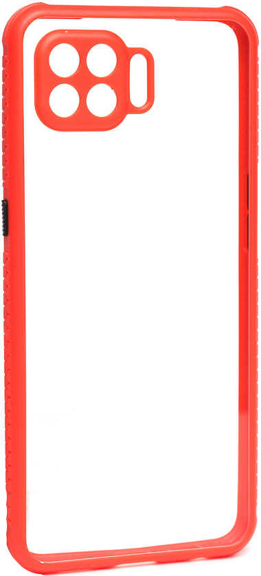 Oppo Reno 4 Lite Kılıf mnc Kaff Kapak-Kırmızı