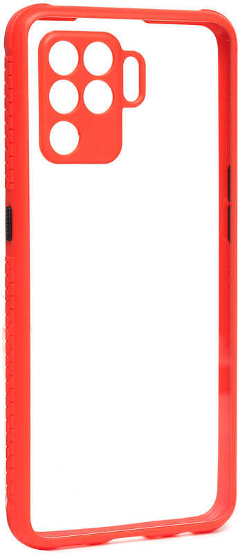 Oppo Reno 5 Lite Kılıf mnc Kaff Kapak-Kırmızı