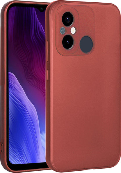 Xiaomi Redmi 12C Kılıf Mnc Premier Silikon Kapak-Kırmızı