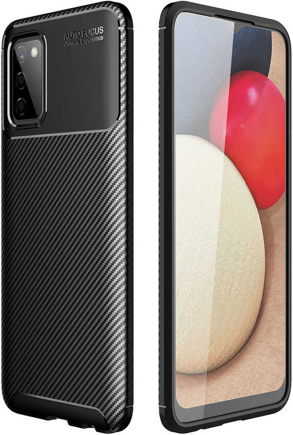 Galaxy A03S Kılıf Mnc Negro Silikon Kapak-Siyah