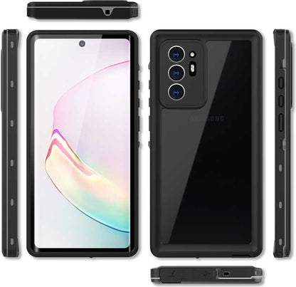 Galaxy Note 20 Ultra Kılıf 1-1 Su Geçirmez Kılıf-Siyah