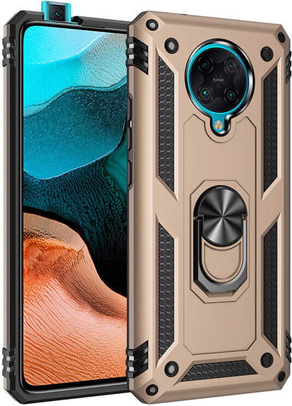 Xiaomi Redmi K30 Pro Kılıf Mnc Vega Kapak-Gold