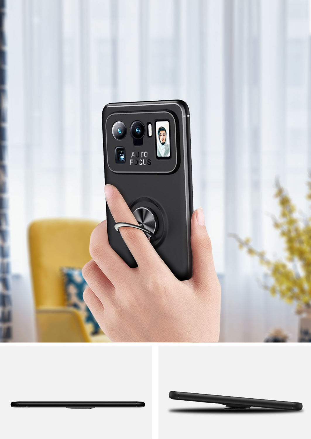 Xiaomi Mi 11 Ultra Kılıf Mnc Ravel Silikon Kapak-Mavi
