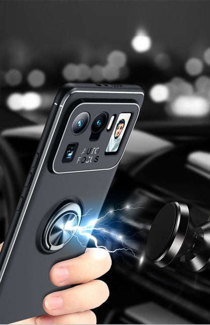 Xiaomi Mi 11 Ultra Kılıf Mnc Ravel Silikon Kapak-Mavi