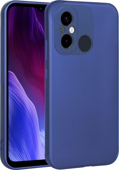 Xiaomi Redmi 12C Kılıf Mnc Premier Silikon Kapak-Saks Mavi