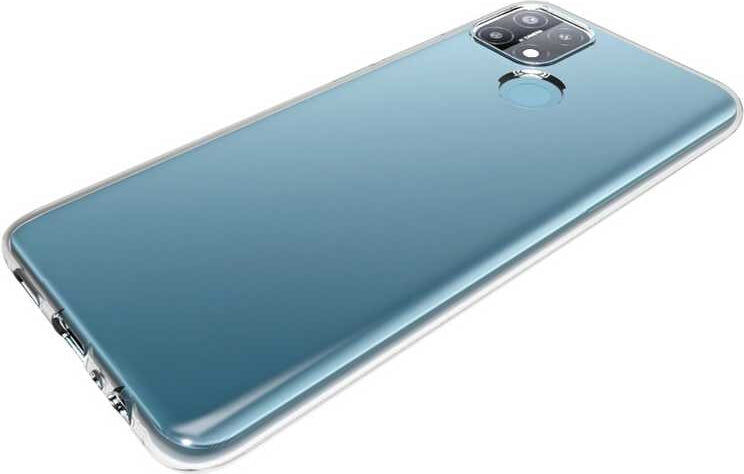 Oppo A15 Kılıf Mnc Süper Silikon Kapak-Renksiz