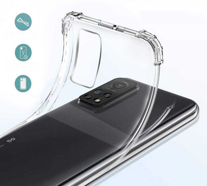 Xiaomi Mi 10T 5g Kılıf Mnc Nitro Anti Shock Silikon-Renksiz