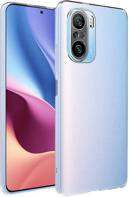 Xiaomi Redmi K40 Kılıf Mnc Süper Silikon Kapak-Renksiz