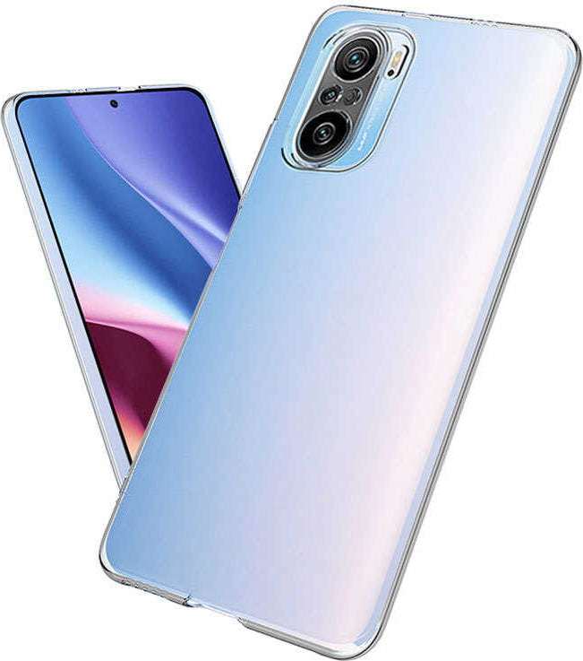 Xiaomi Redmi K40 Kılıf Mnc Süper Silikon Kapak-Renksiz