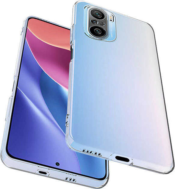 Xiaomi Redmi K40 Kılıf Mnc Süper Silikon Kapak-Renksiz