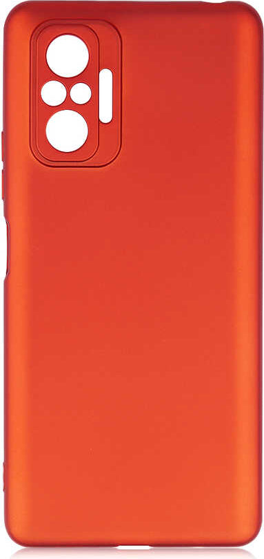 Xiaomi Redmi Note 10 Pro Kılıf Mnc Premier Silikon Kapak-Kırmızı