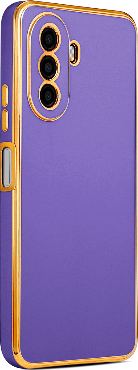 Huawei Nova Y70 Kılıf Mnc Bark Kapak-Derin Mor
