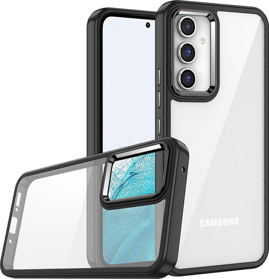 Galaxy A04S Kılıf Mnc Flora Kapak-Siyah