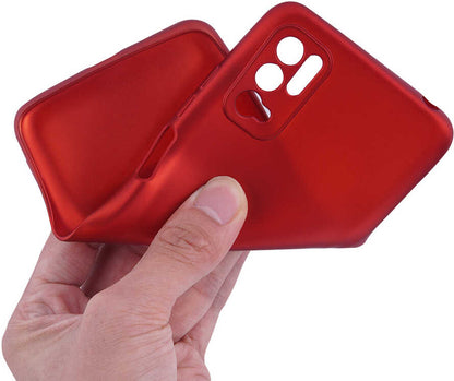 Xiaomi Poco M3 Pro Kılıf Mnc Premier Silikon Kapak-Kırmızı