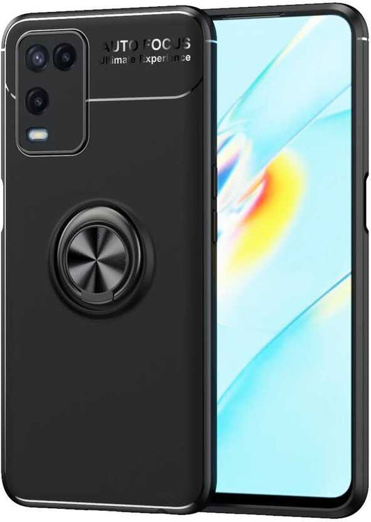 Oppo A54 4g Kılıf Mnc Ravel Silikon Kapak-Siyah