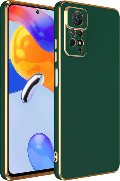 Xiaomi Redmi Note 12 Pro 4g Kılıf Mnc Bark Kapak-Koyu Yeşil