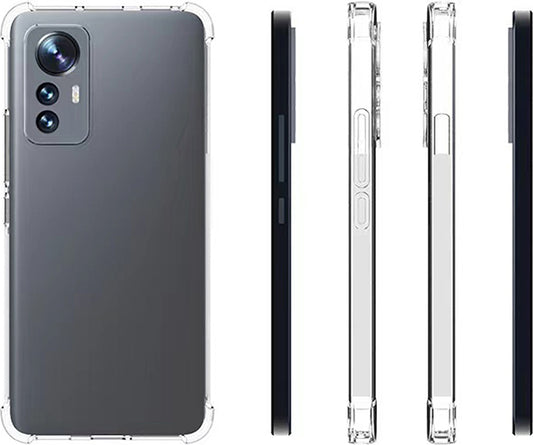 Xiaomi Xiaomi 12 Lite Kılıf Mnc Nitro Anti Shock Silikon-Renksiz