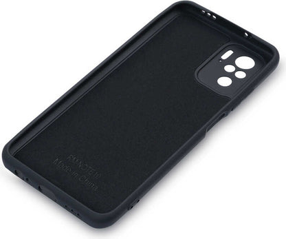 Xiaomi Redmi Note 10 Kılıf Mnc Mara Laaakan Kapak-Siyah