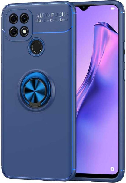 Oppo A15S Kılıf Mnc Ravel Silikon Kapak-Mavi