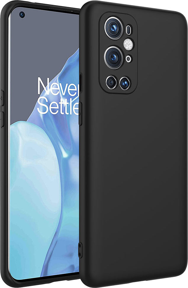 One Plus 9 Pro Kılıf Mnc Mara Laaakan Kapak-Siyah