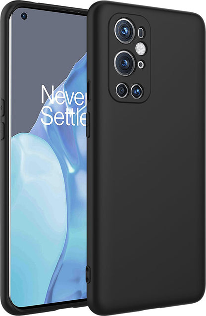 One Plus 9 Pro Kılıf Mnc Mara Laaakan Kapak-Siyah