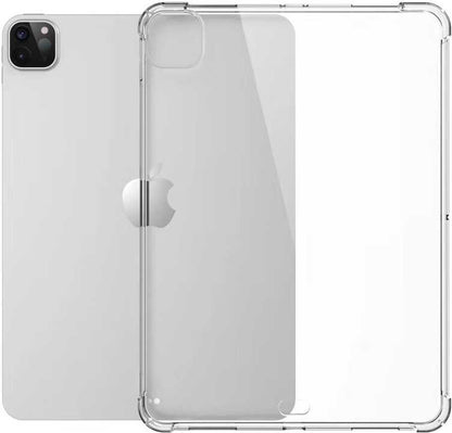 iPad Pro 12.9 2020 (4.nesil) - Uyumlu Uyumlu Mnc Tablet Nitro Anti Shock Silikon Kapak-Renksiz