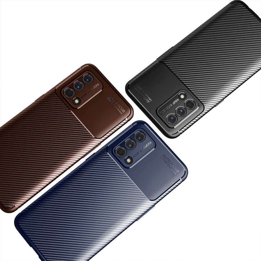 Oppo A74 4g Kılıf Mnc Negro Silikon Kapak-Siyah