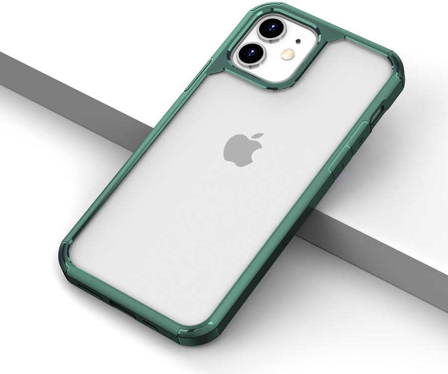 iPhone 11 Kılıf Mnc Roll Kapak-Koyu Yeşil