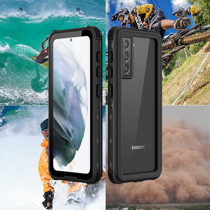 Galaxy S21 Plus Kılıf 1-1 Su Geçirmez Kılıf-Siyah