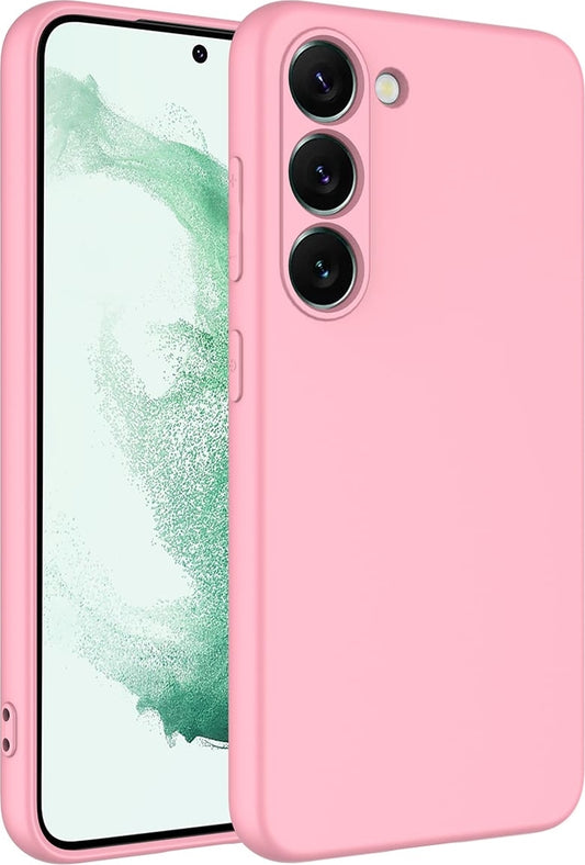 Galaxy S23 Plus Kılıf Mnc Mara Laaakan Kapak-Pembe