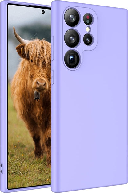 Galaxy S23 Ultra Kılıf Mnc Mara Laaakan Kapak-Lila