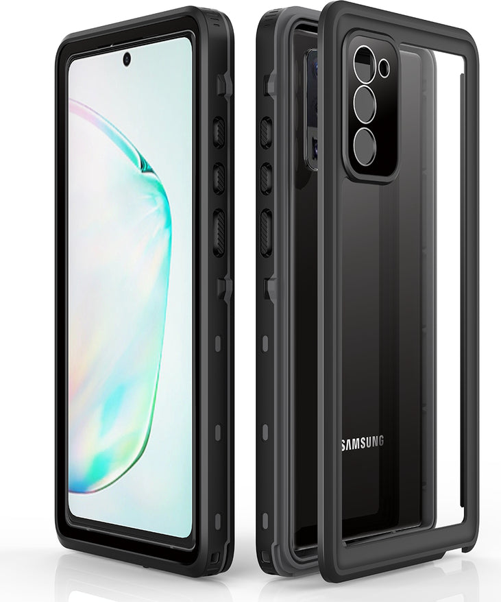 Galaxy Note 20 Kılıf 1-1 Su Geçirmez Kılıf-Siyah