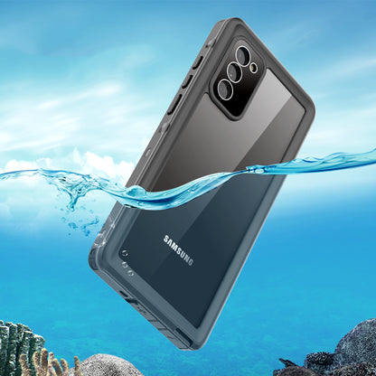 Galaxy Note 20 Kılıf 1-1 Su Geçirmez Kılıf-Siyah