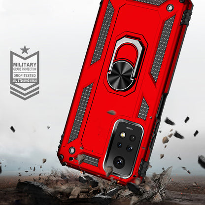 Xiaomi Redmi Note 12 Pro 4g Kılıf Mnc Vega Kapak-Kırmızı
