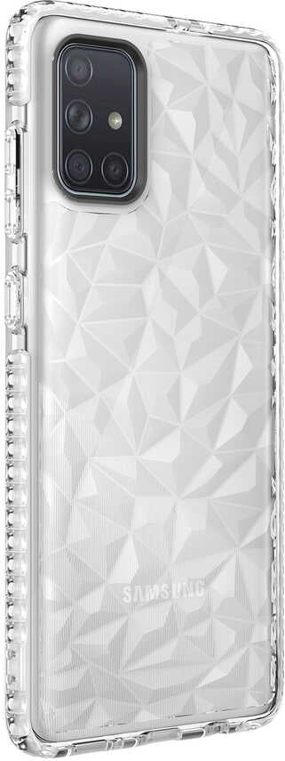 Galaxy A71 Kılıf Mnc Buzz Kapak-Beyaz