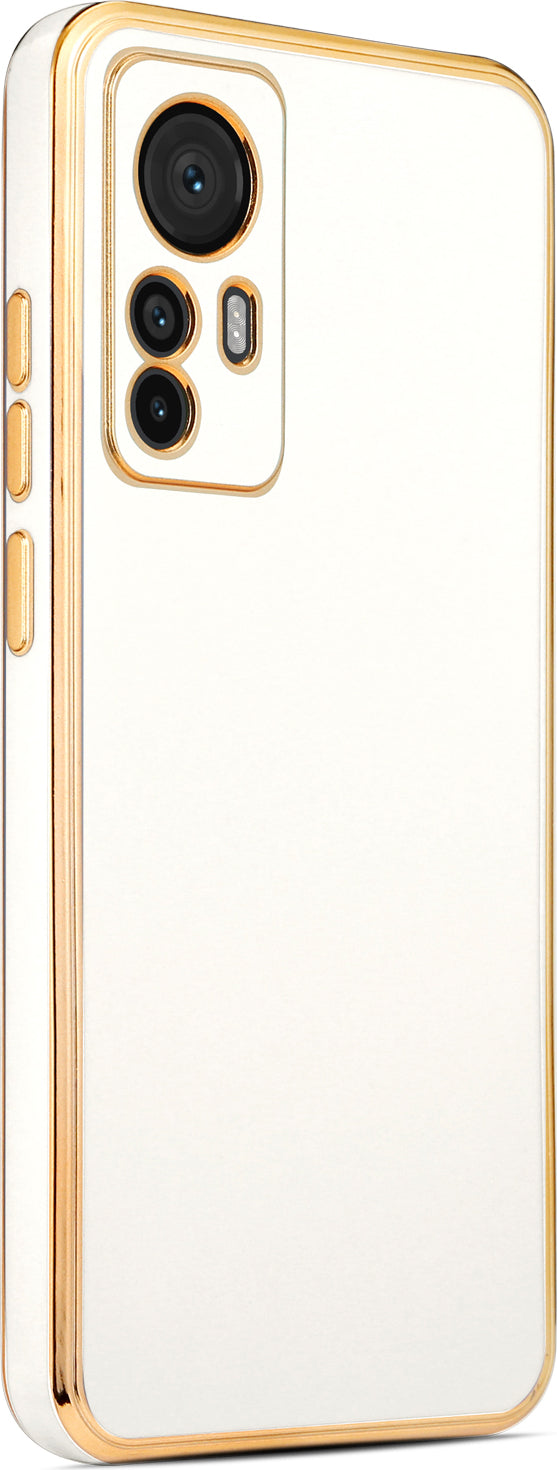 Xiaomi Mi 12T Pro Kılıf Mnc Bark Kapak-Beyaz