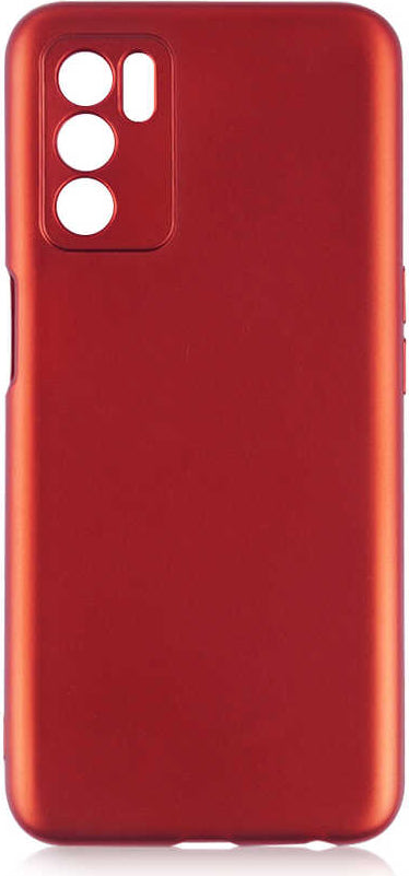 Oppo A16 Kılıf Mnc Premier Silikon Kapak-Kırmızı
