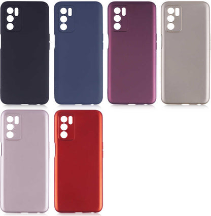 Oppo A16 Kılıf Mnc Premier Silikon Kapak-Kırmızı
