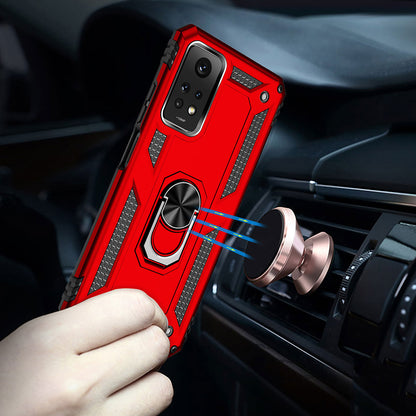 Xiaomi Redmi Note 12 Pro 4g Kılıf Mnc Vega Kapak-Kırmızı