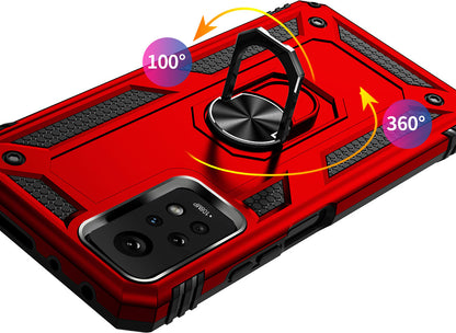 Xiaomi Redmi Note 12 Pro 4g Kılıf Mnc Vega Kapak-Kırmızı