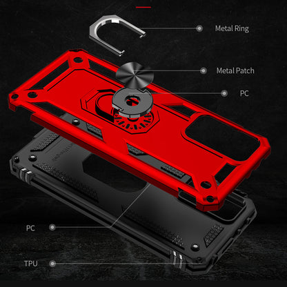 Xiaomi Redmi Note 12 Pro 4g Kılıf Mnc Vega Kapak-Kırmızı