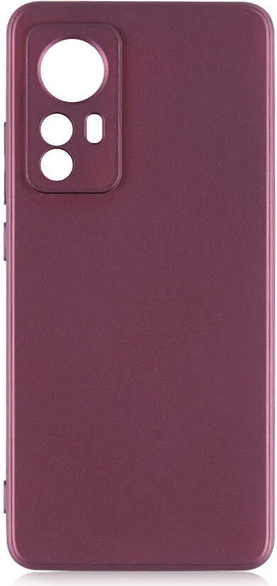 Xiaomi Mi 12 Kılıf Mnc Premier Silikon Kapak-Mürdüm